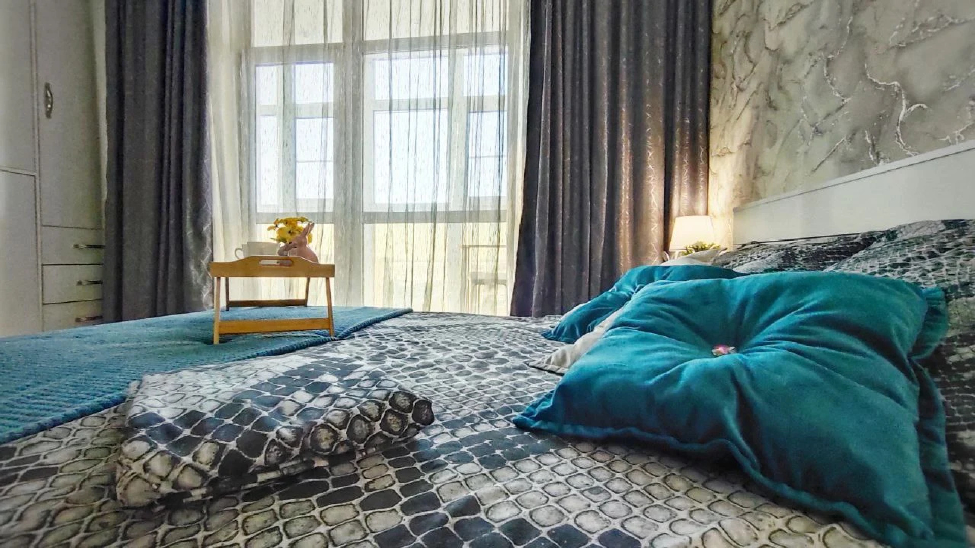 Квартира студия с видом на Амур и город