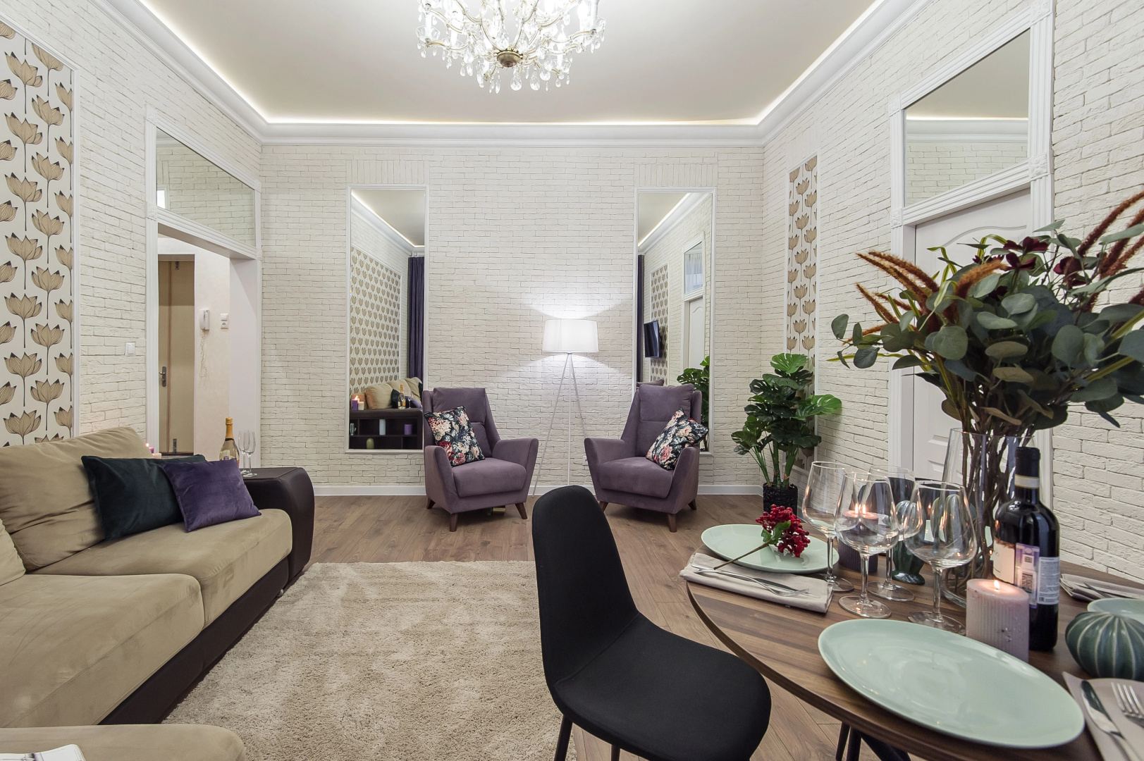 Квартира GM Apartments Стильная Двушка на Арбате