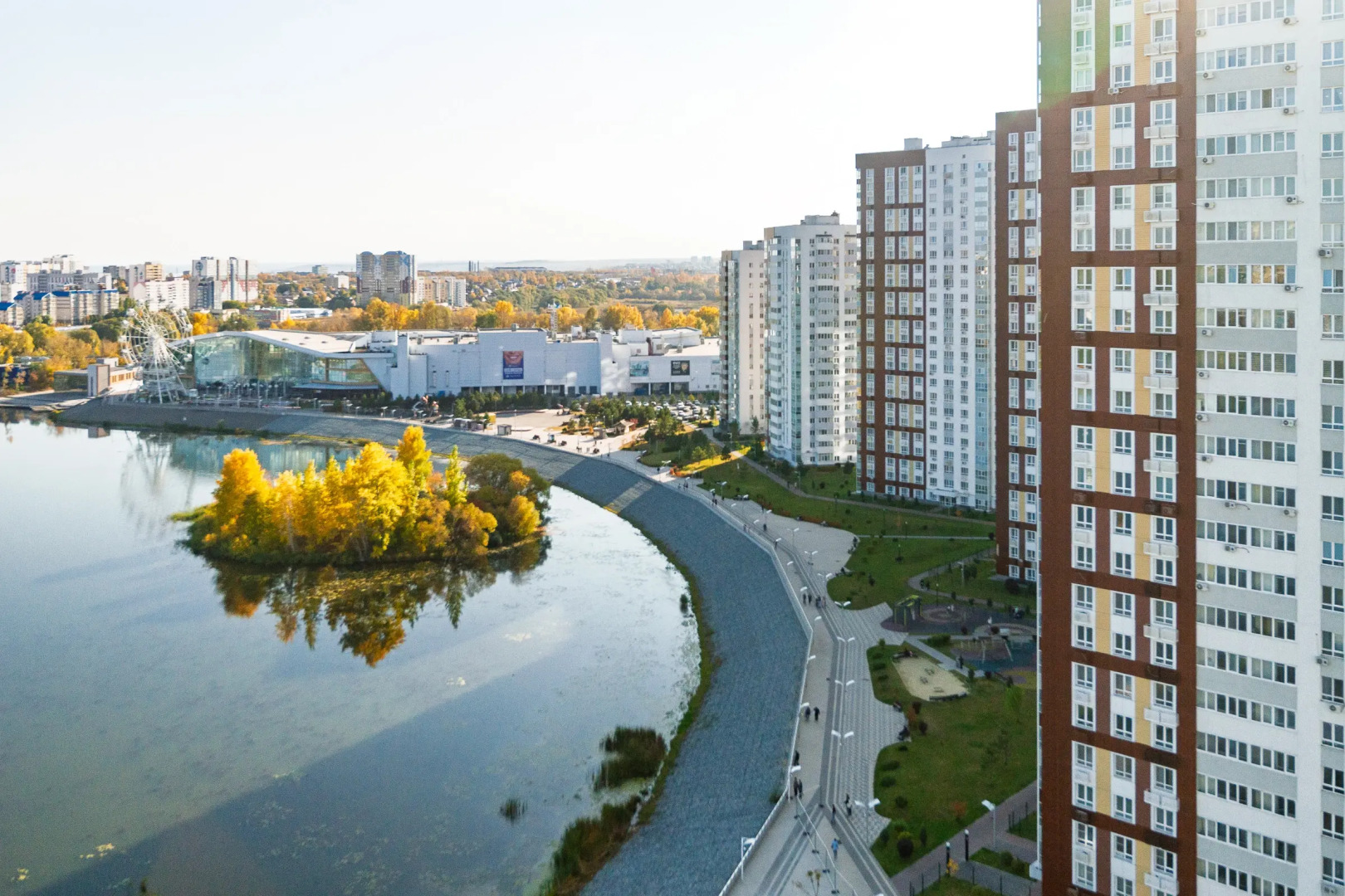 Квартира Лофт на 17 Этаже с Видом на Набережную в Жк Аквамарин 2