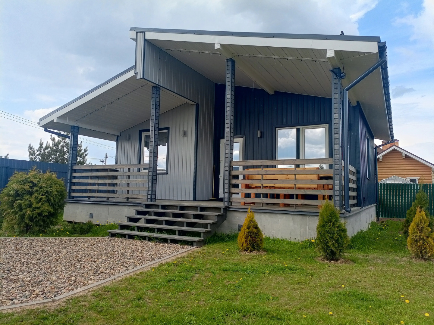 Частный дом Флотский домик с чаном