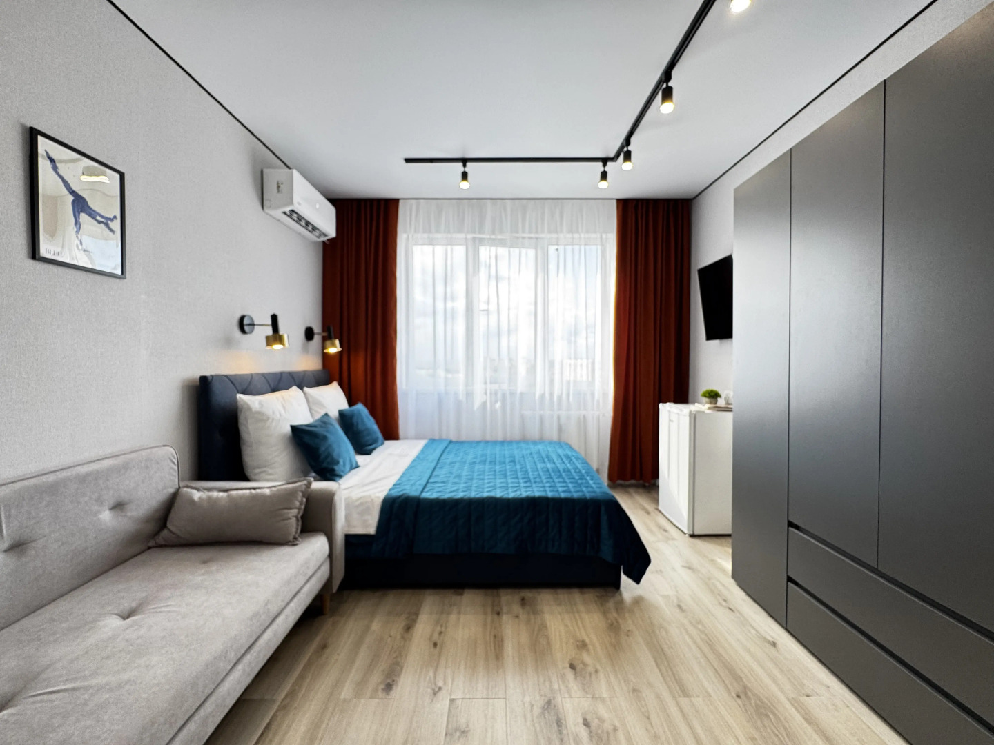 Апартаменты Уютные в Развитом Районе Города