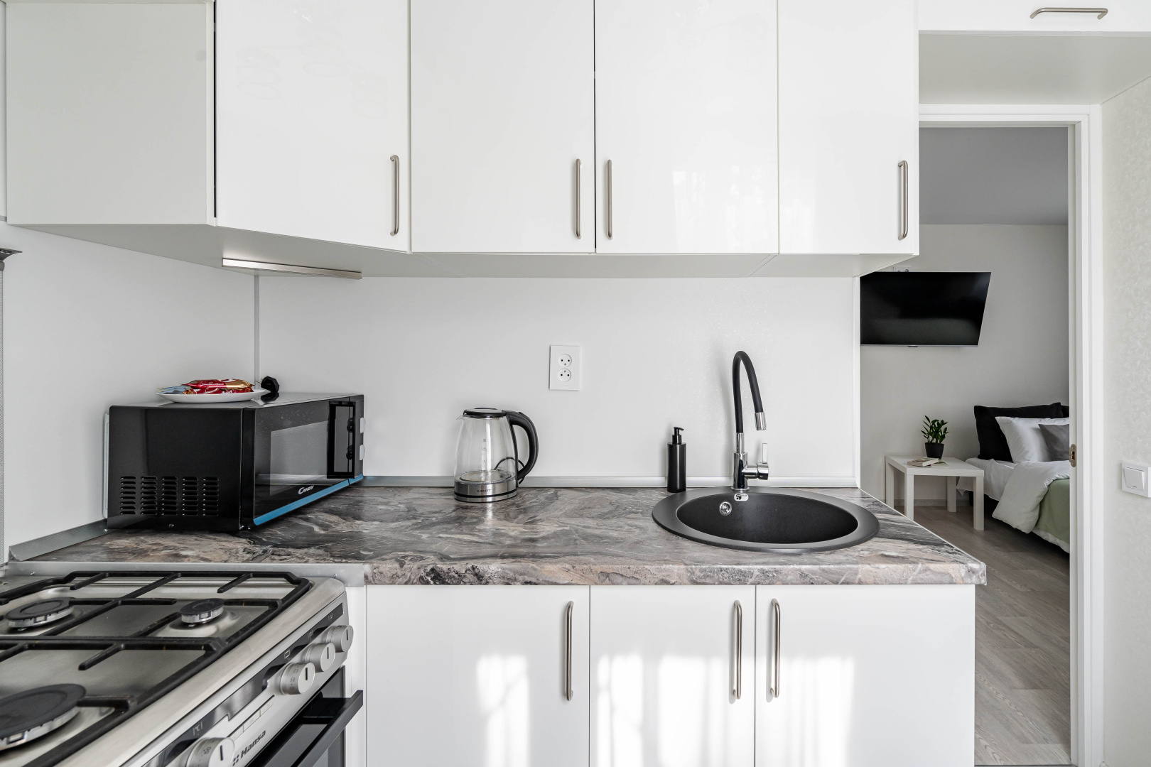 Квартира Light у Ленинского проспекта Satin Home