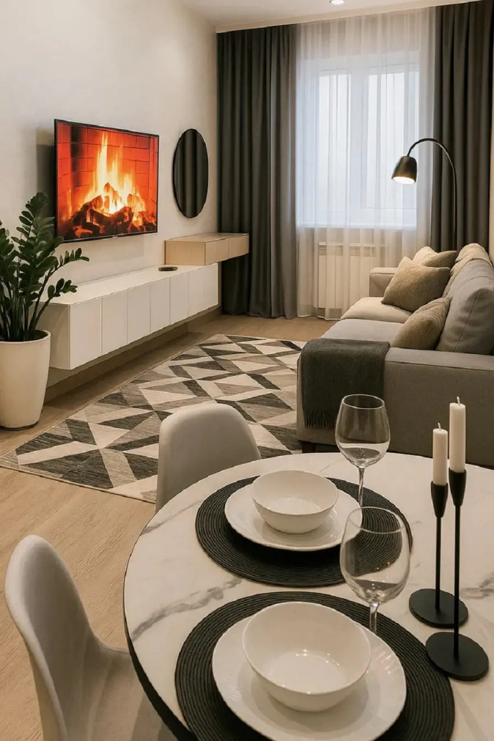 Квартира Комфортная евродвушка на Чучева 42Б