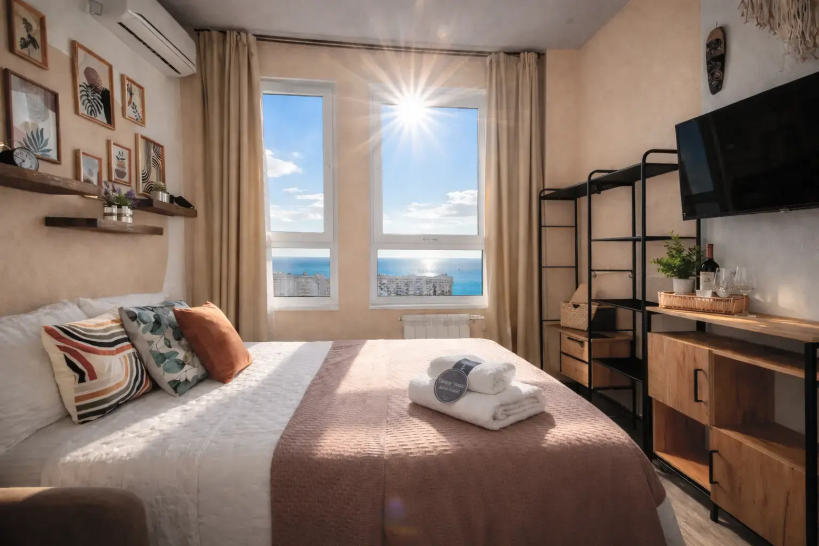 Апартаменты Лофт с видом на море и Бухту