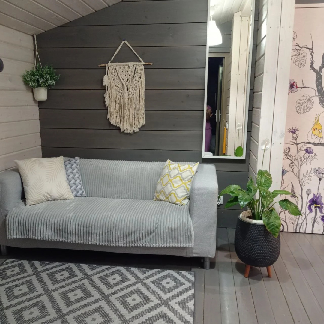 Частный дом Барн с баней и большой игровой зоной