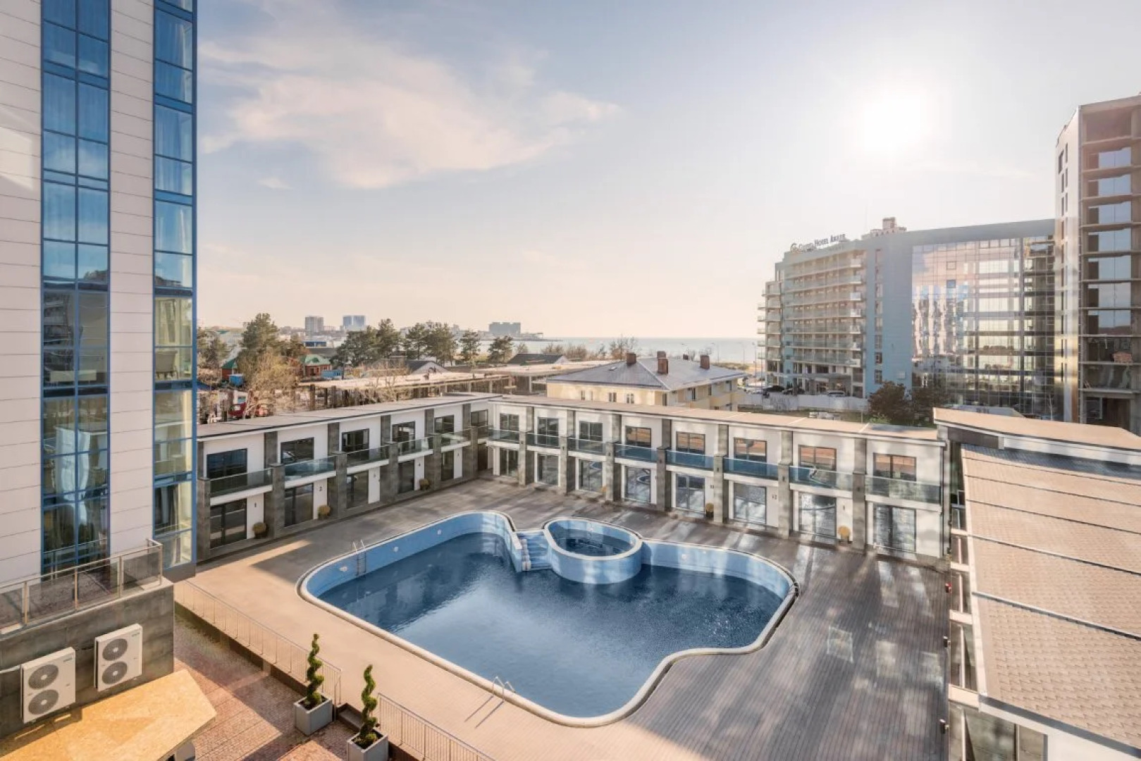 Апартаменты Студия Люкс с видом на море Голубые Дали B-Flats 9