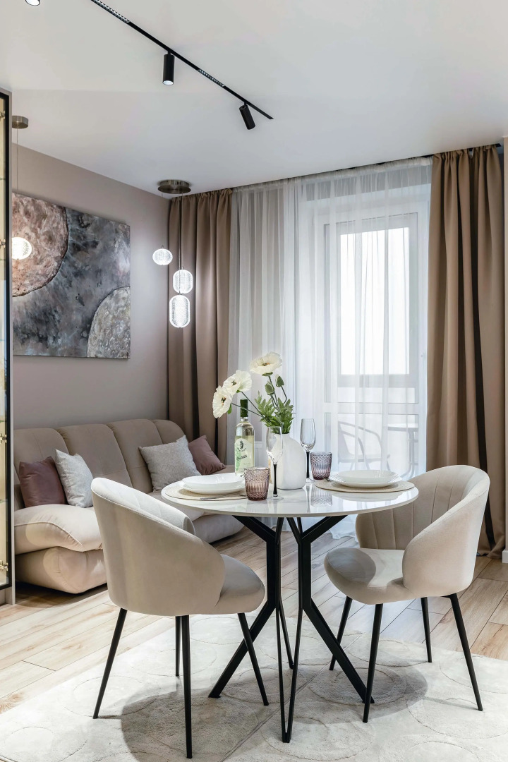 Апартаменты Светлые с Балконом в Минск Мире