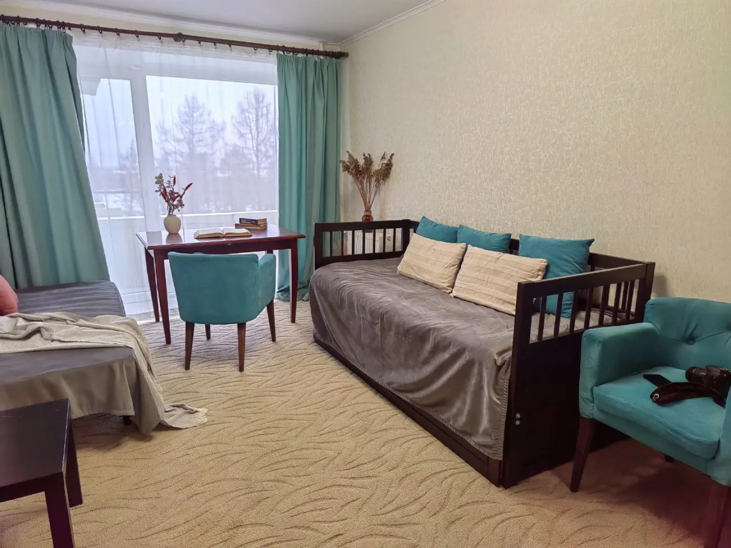 Квартира большая двухкомнатная у леса и озера