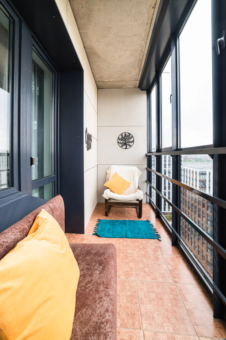 Квартира с Панорамным Видом с 19 Этажа у Аквапарка