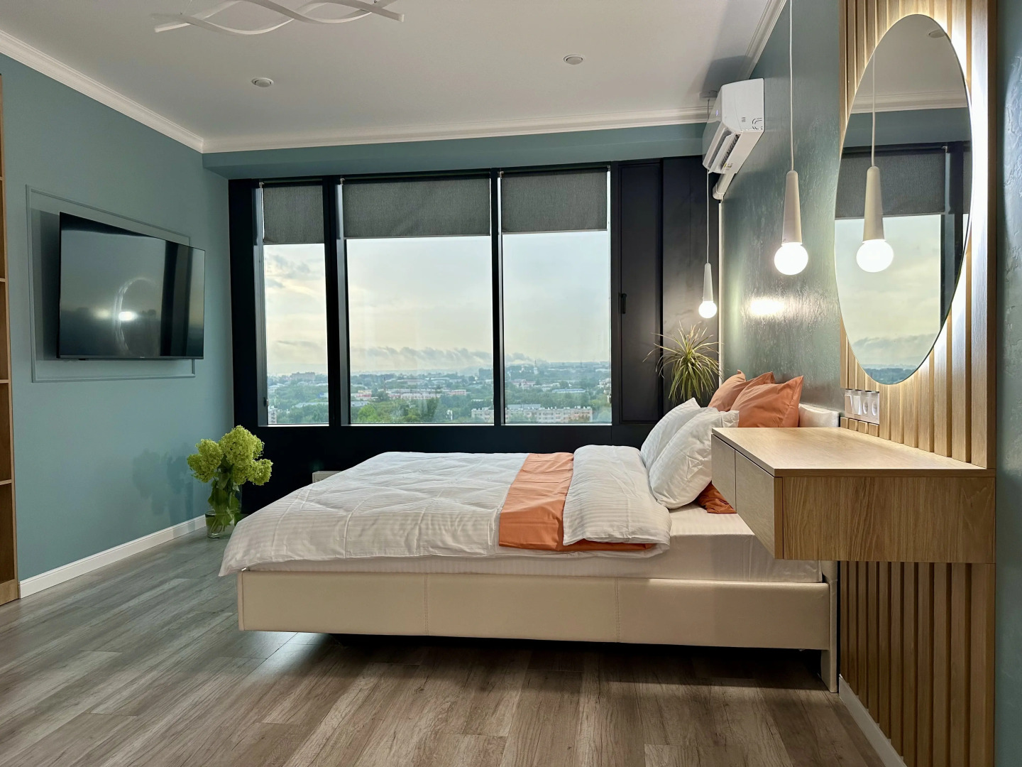 Квартира Happy Atlantis видовая в доме бизнес класса в центре Казани