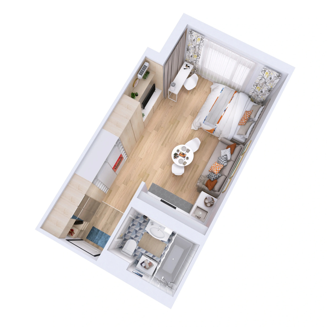 Апартаменты с видом на Москву 7