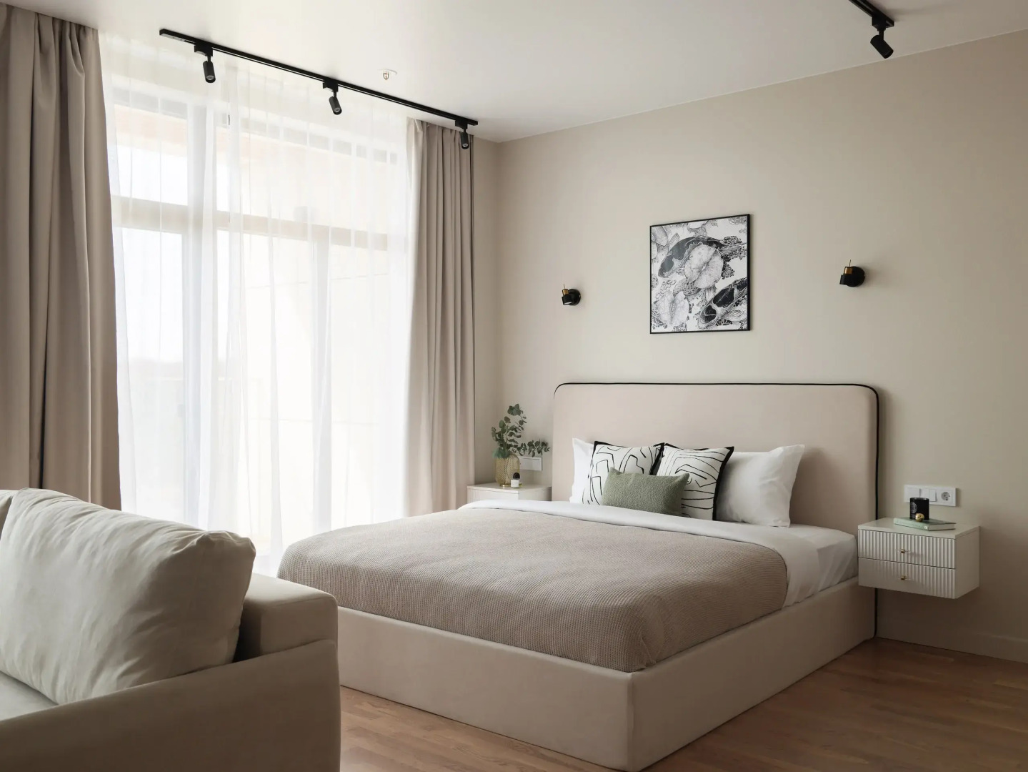 Апартаменты с видом на залив