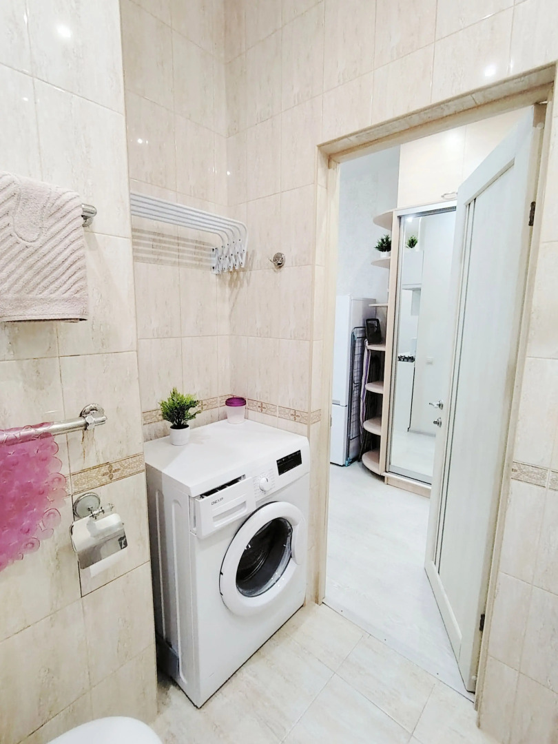 Квартира студия для 3х человек с кухонной зоной рядом с Олимпийским парком