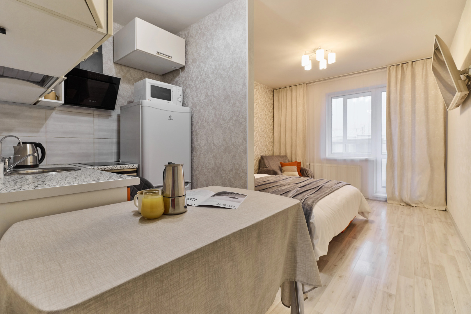 Квартира Стильная студия у Экспофорума