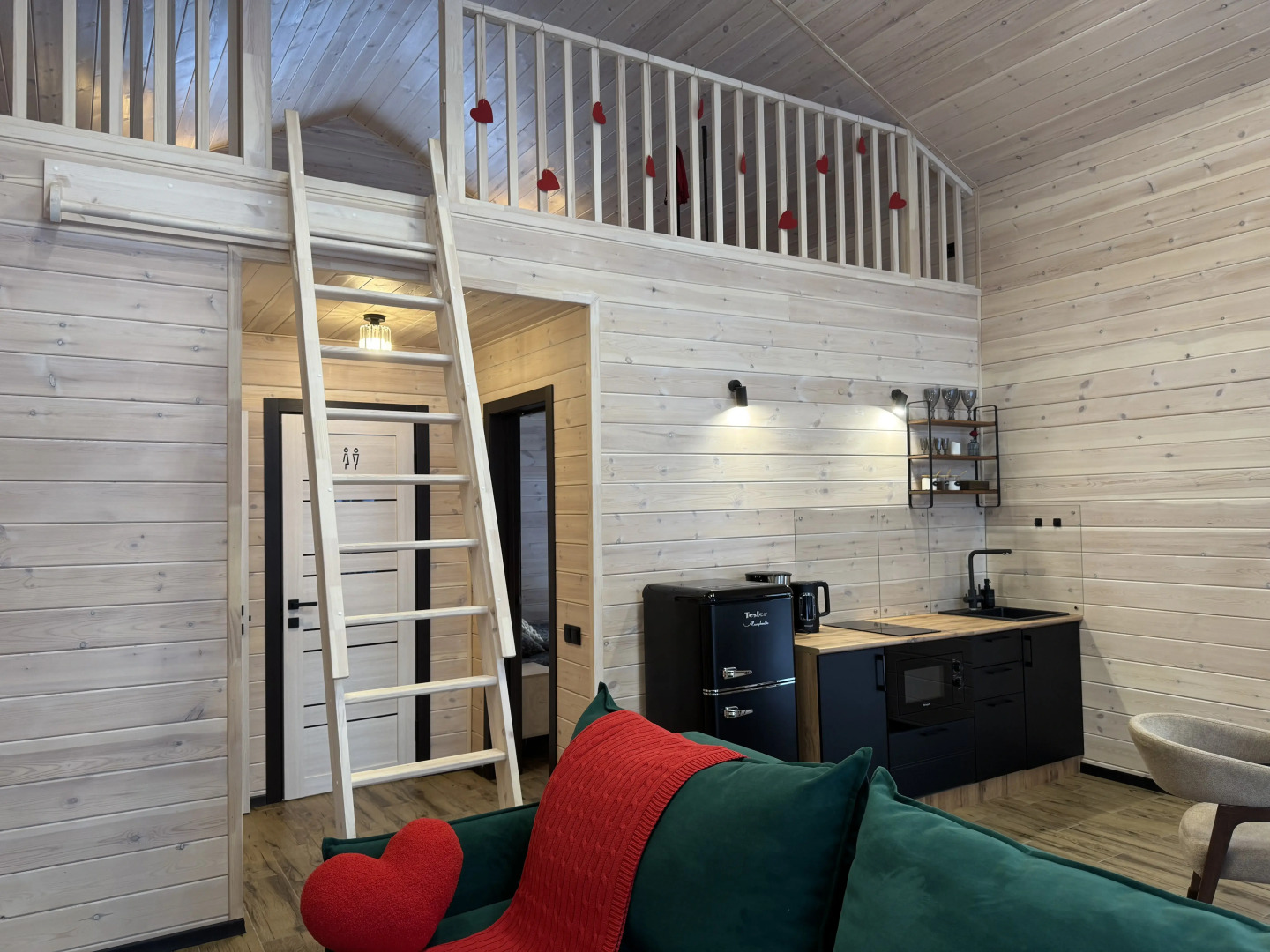 Гостевой дом Барн & Чан Современный дом с фурако в новом поселке