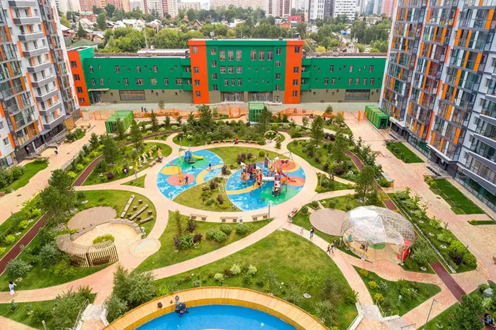 Апартаменты двухкомнатные в Oazis Apart