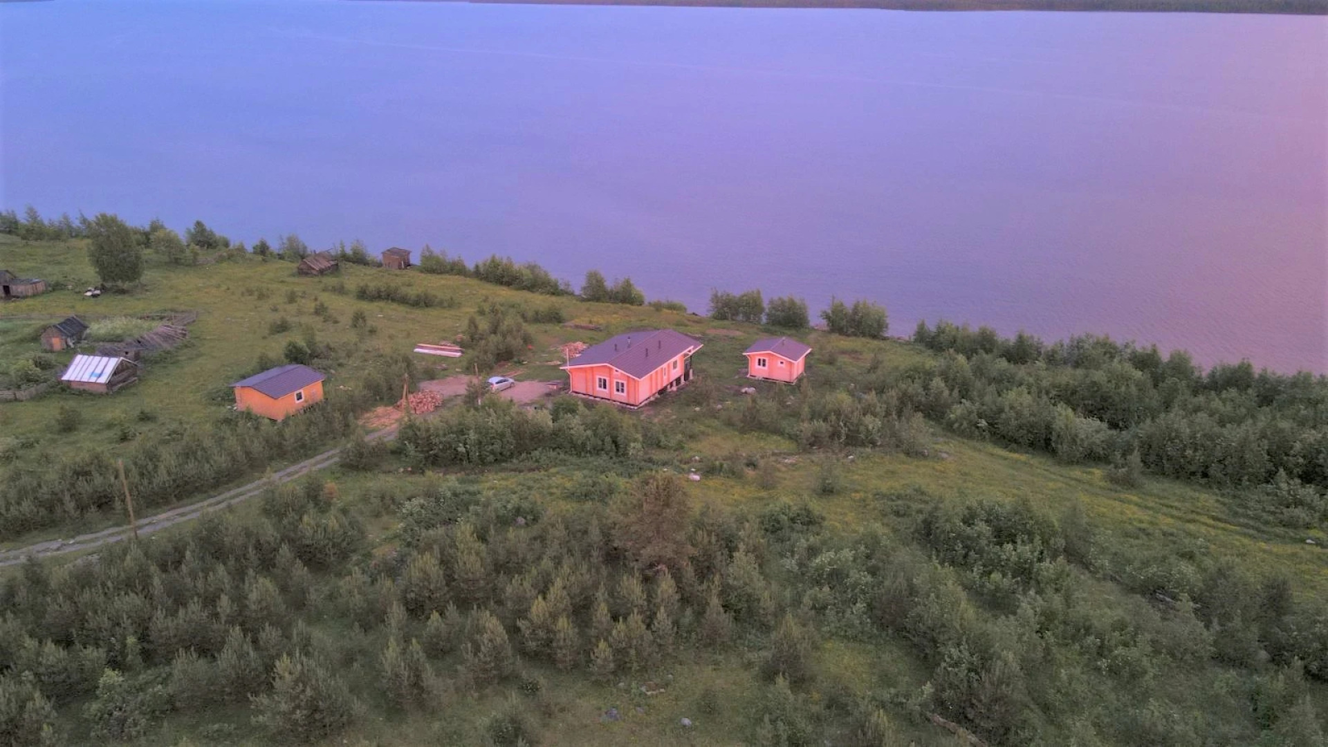 Дом Для Отпуска на Берегу Озера Маслозеро