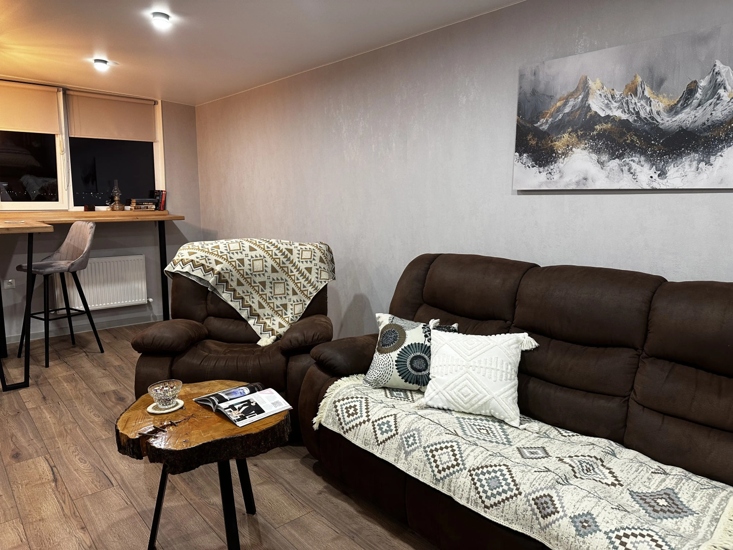 Квартира Студия с Роскошным Видом на Горы