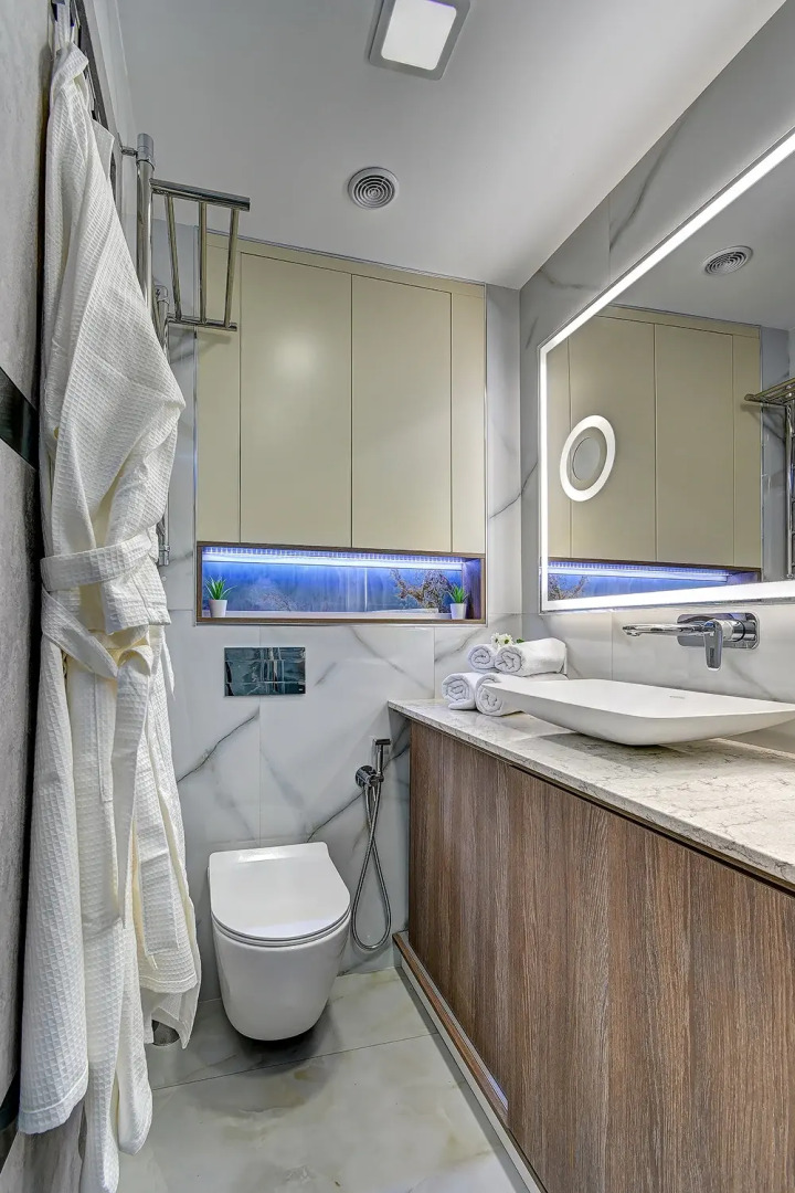 Апартаменты №76 Депутатская 10 Г с подогреваемым бассейном