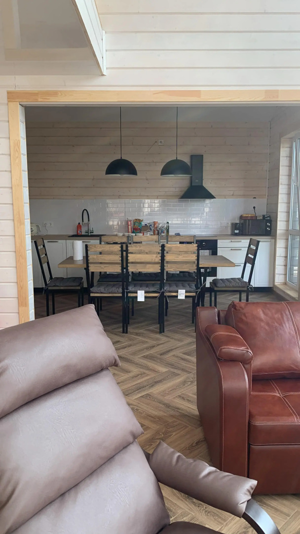 Частный дом Традиция отдыха - дом у озера c баней и купелью