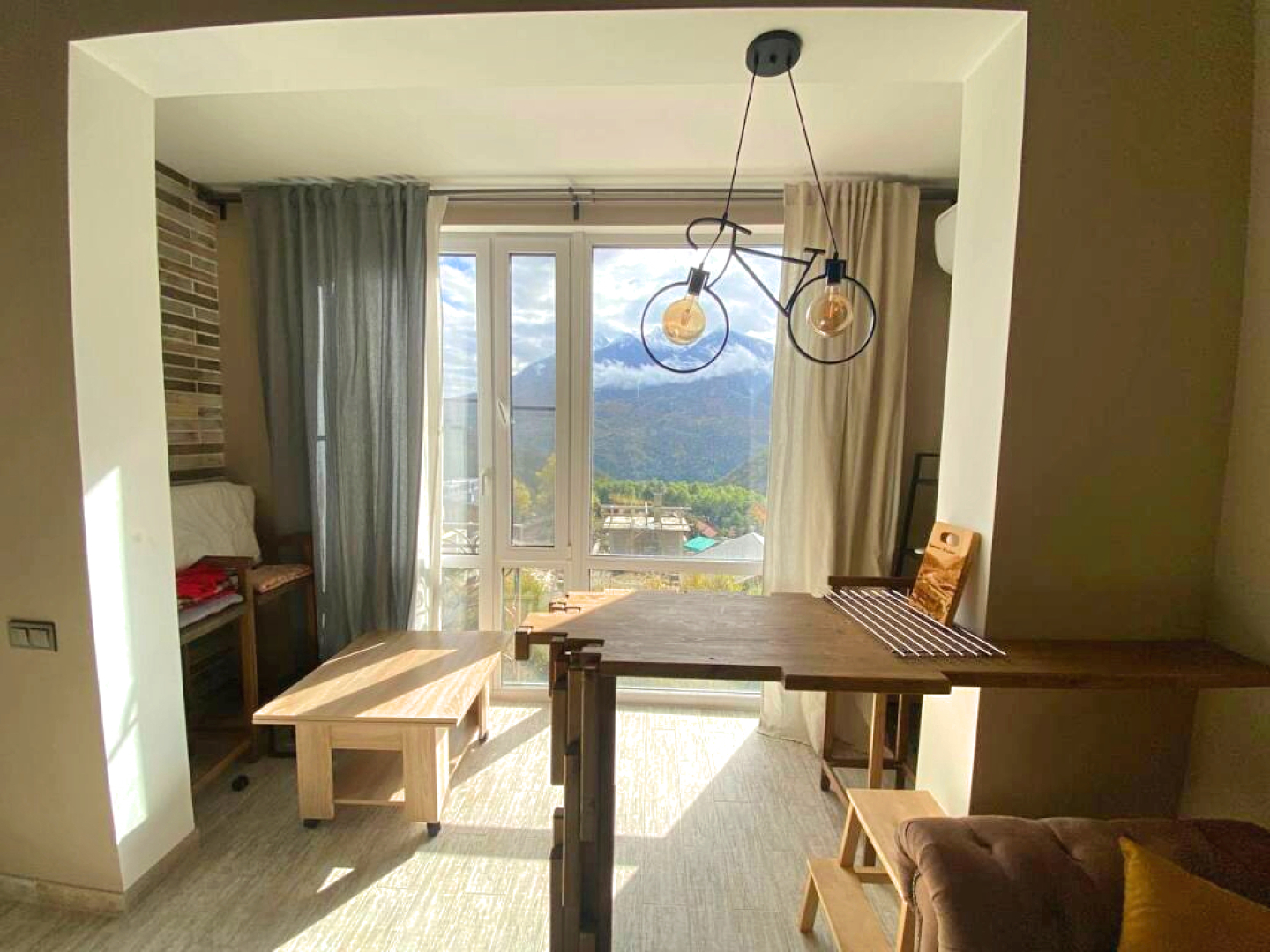 Апартаменты с видом на горы