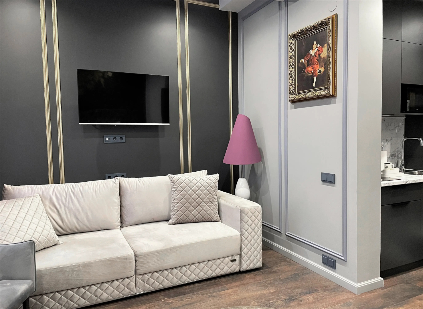 Апартаменты Comfort+ в апарт-отеле Aqualina