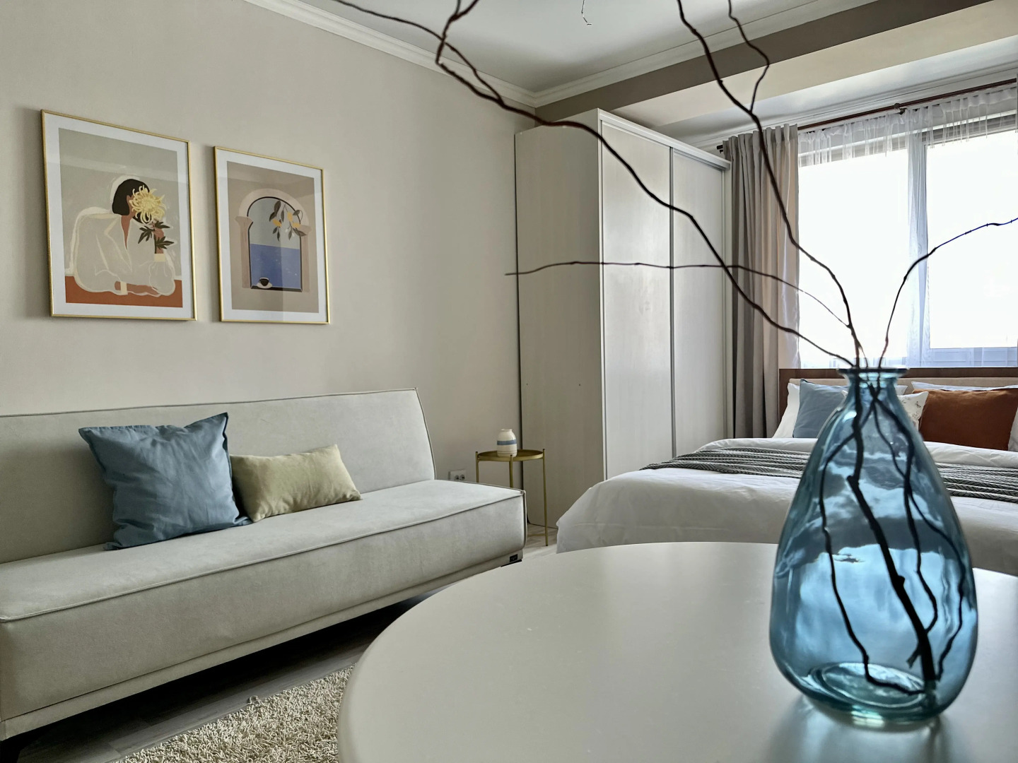 Квартира Студия Оазис в центре с видом на горы