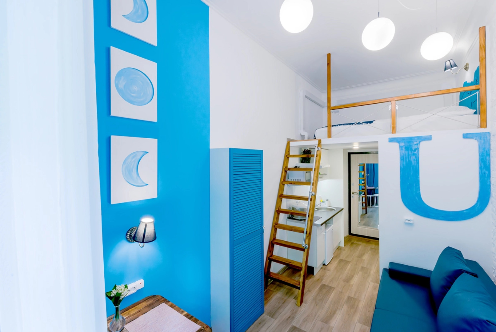 Апартаменты Unua Letero Студия 3