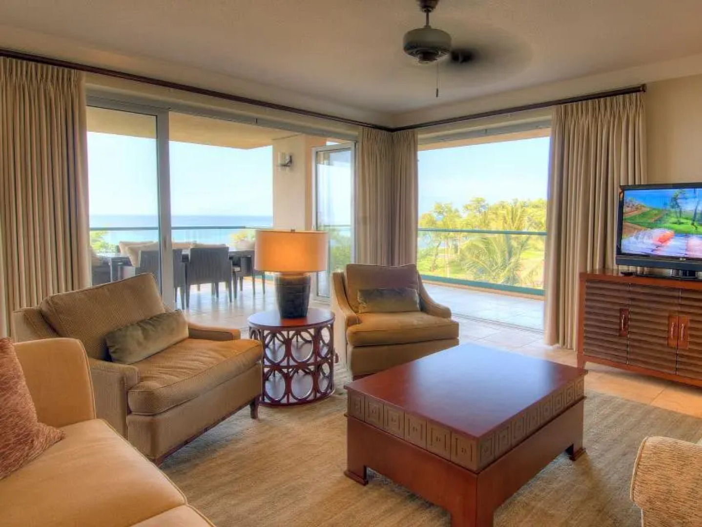 Апарт-Отель Views of Beach Pacific Ocean Lanai & Molokai