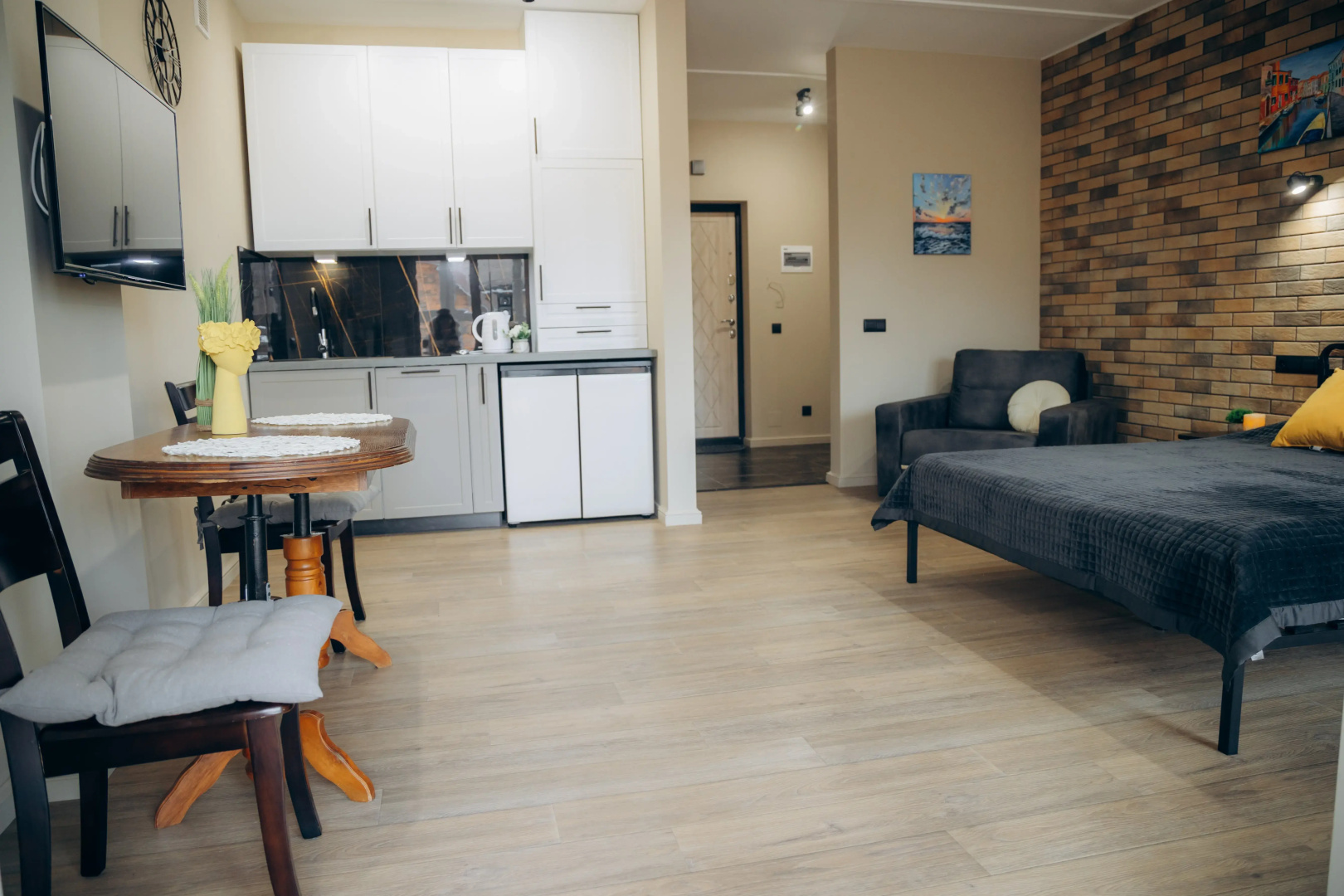 Апартаменты LovelyHome39 на берегу моря в Пионерском студия 3