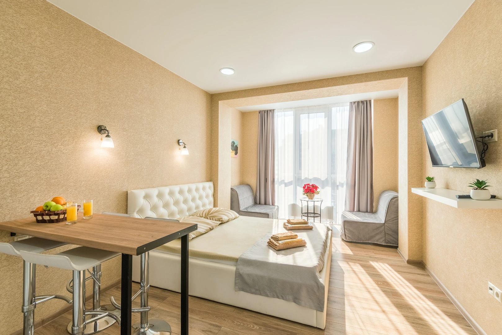 Апартаменты Студия Люкс с видом на море Голубые Дали B-Flats 9