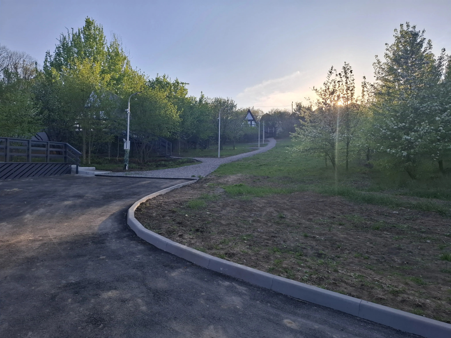 На заре