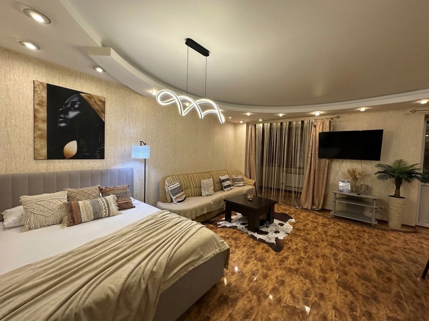 Апартаменты Премиум студия в центре с джакузи