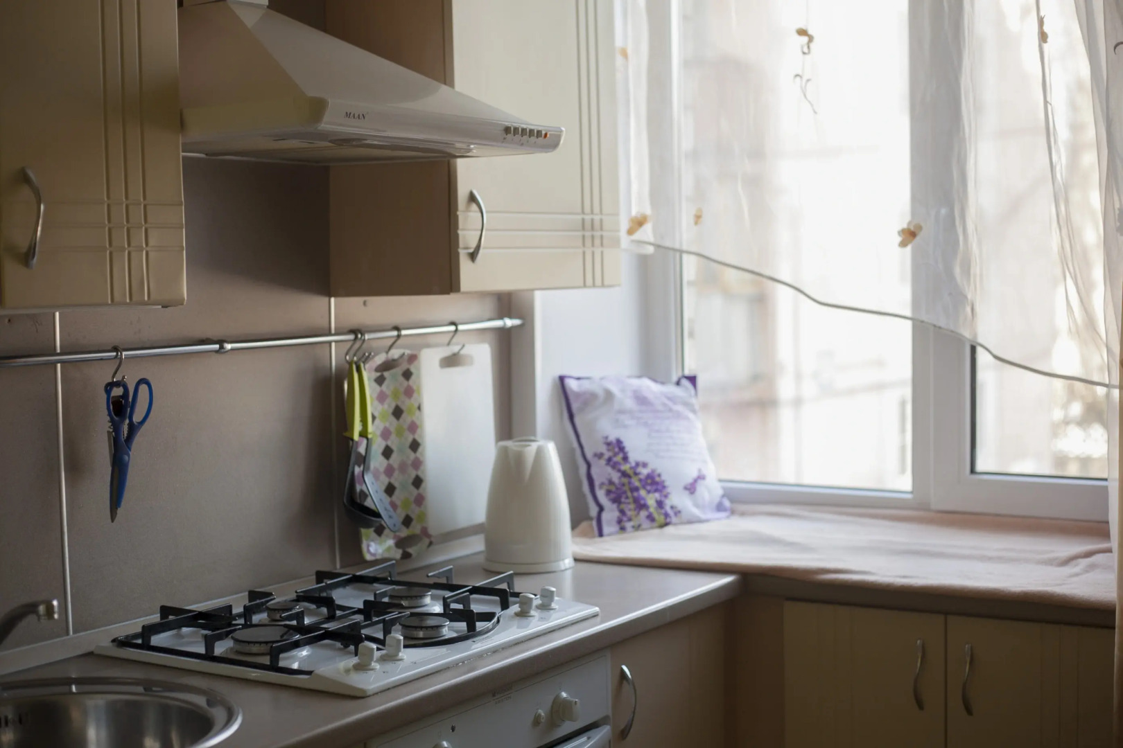 Апартаменты Однокомнатная квартира с камином и посудомойкой