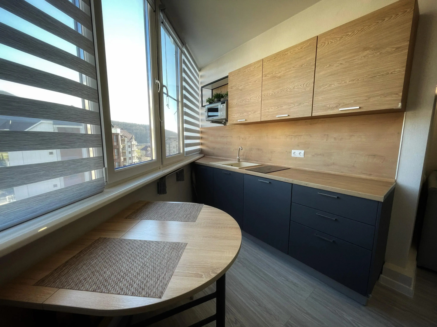 Апартаменты с видом на горы в 3х минутах до моря