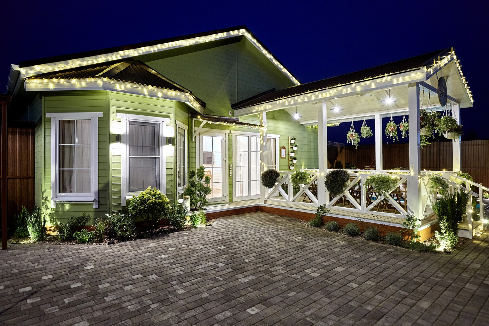 Частный дом в стиле эко-прованс