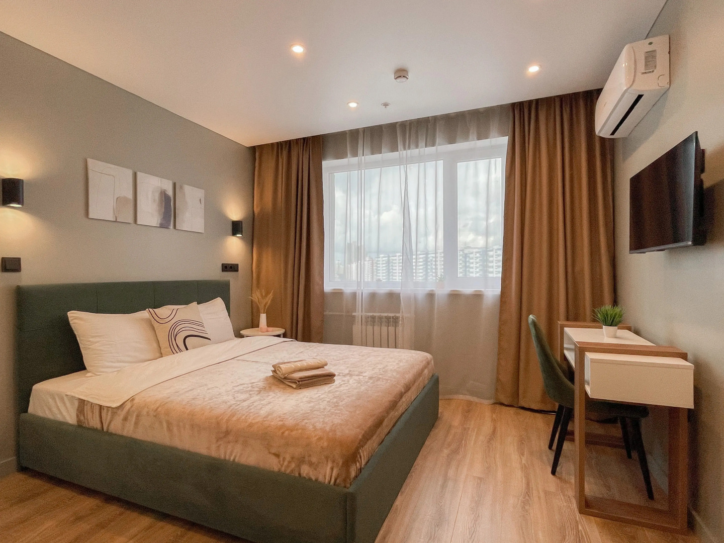 Квартира Dayker City Apartments студия возле метро Тропарево