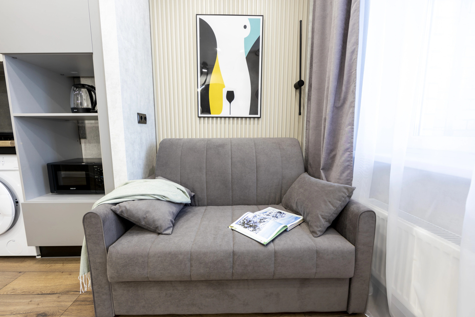 Апартаменты Эксклюзивная Евро Двушка у Аквапарка Лето Лето ВыДома