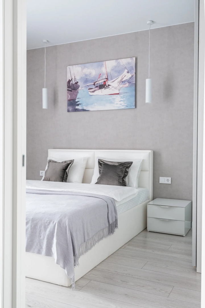 Квартира на сутки Парк Челюскинцев Кухня объединена с жилой зоной Отдельная спальня Современная техника Wi-Fi