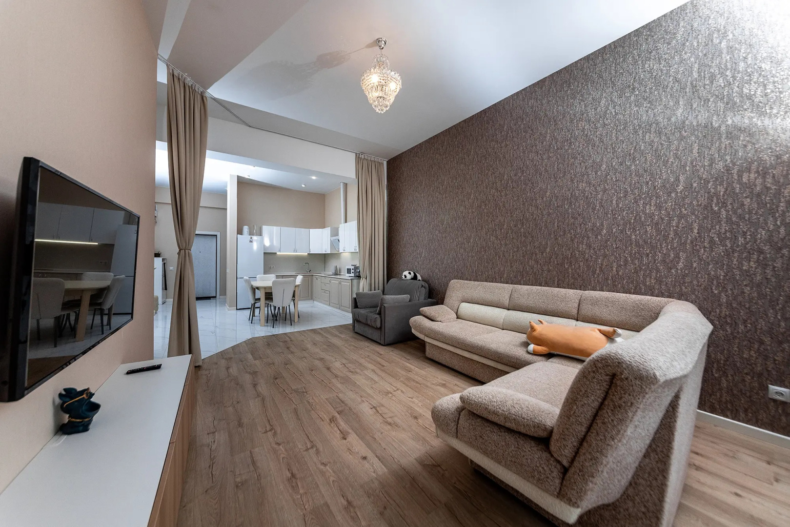 Апартаменты Большая Евродвушка на берегу моря в ЖК элитного уровня