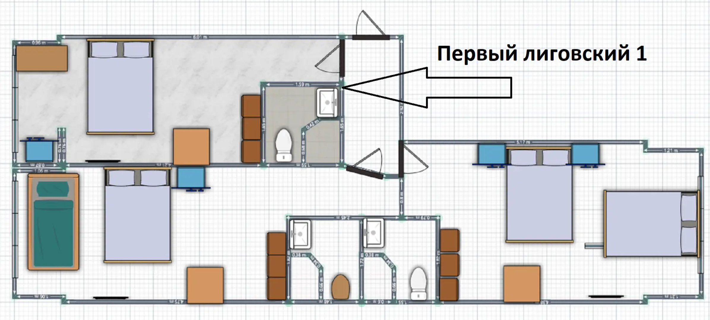 Апартаменты Первый Лиговский 271Б (1)