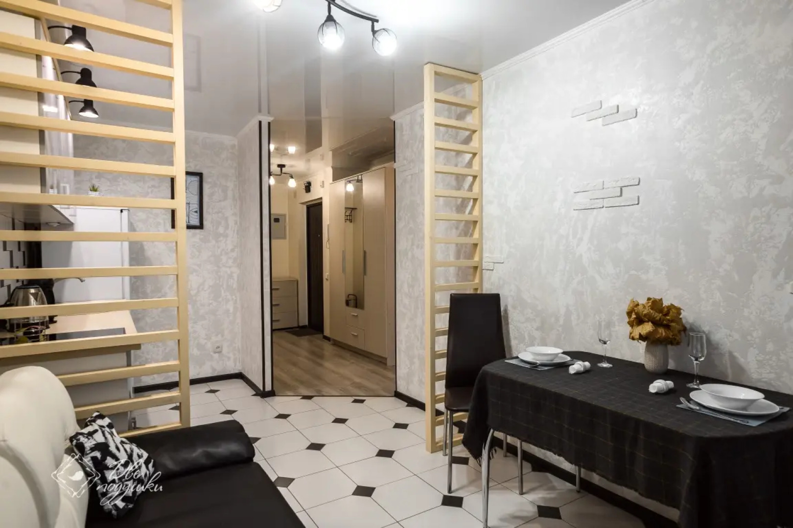 Апартаменты Однокомнатные на Дуки, 13 этаж, Балерины