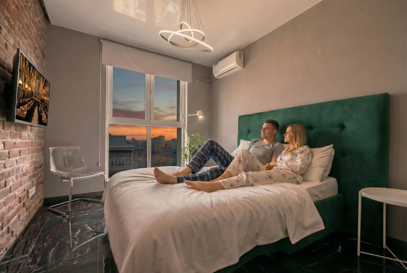 Апартаменты с кроватью из будущего ЖК Большой