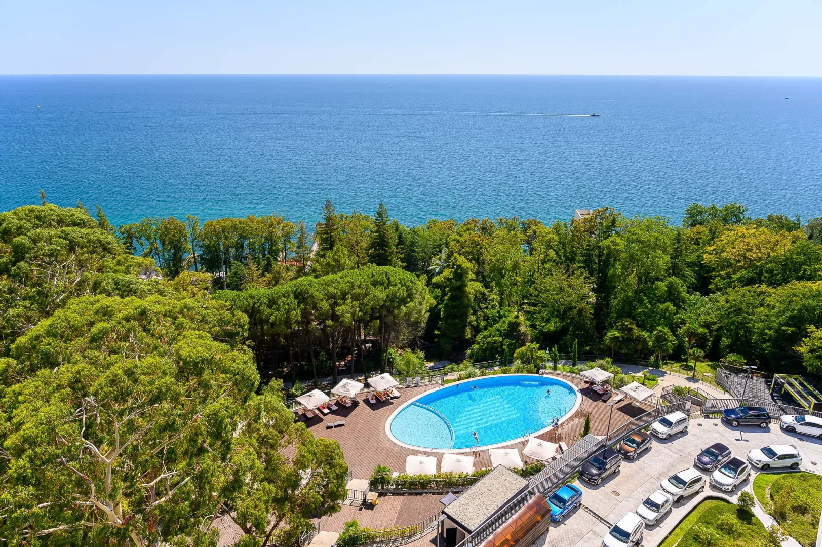 Апартаменты Студия с видом на море в апарт-отеле Актер Гэлакси