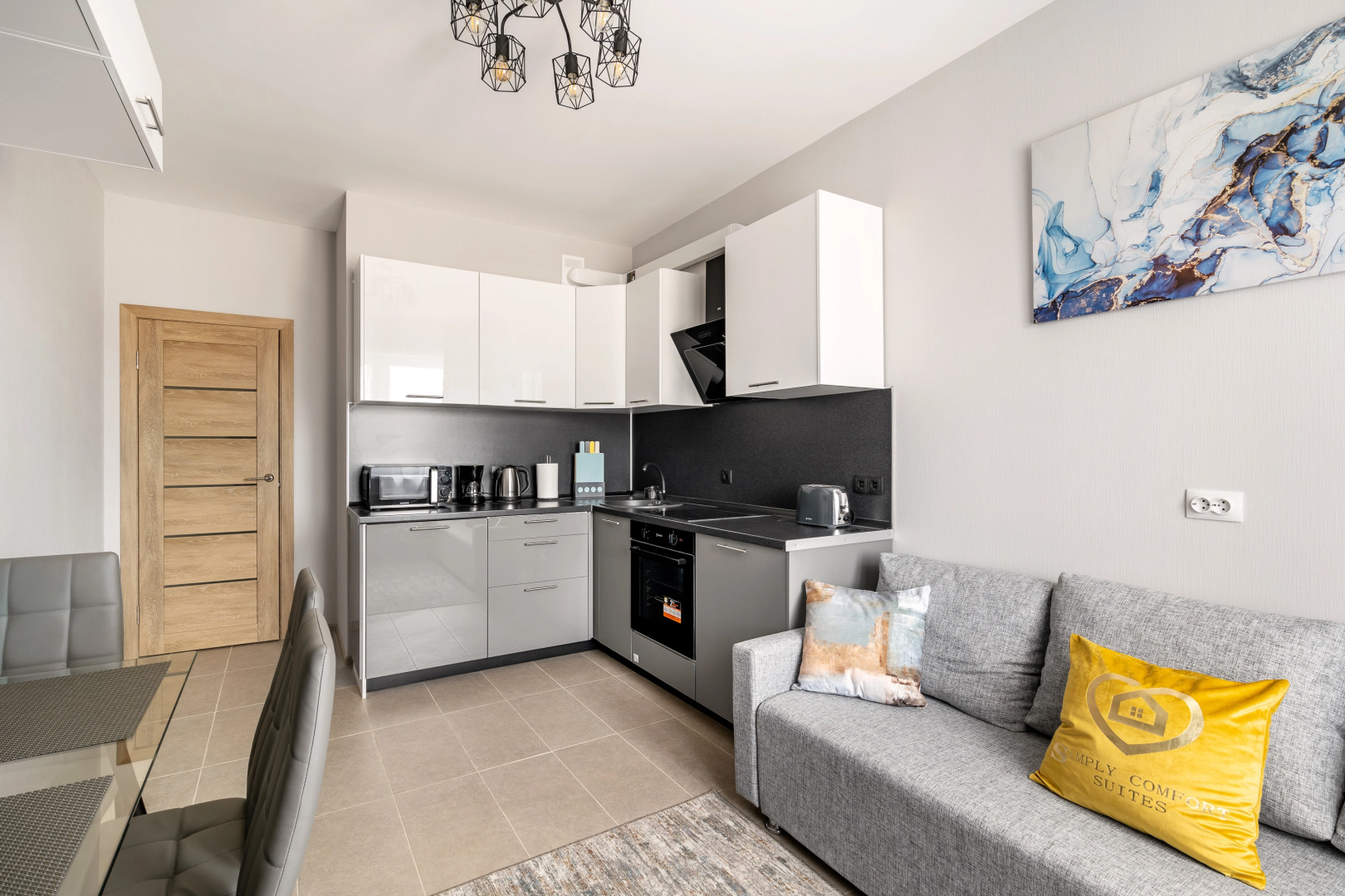 Апартаменты GLOBALSTAY. Новая 3-хкомн квартира с Сауной в доме Бизнес Класса ЖК Терра