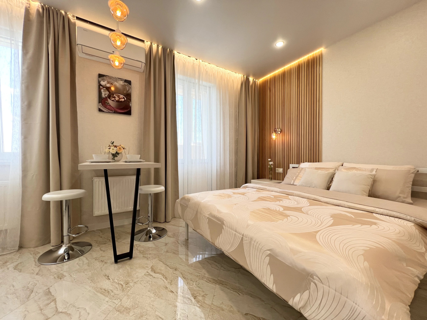 Апартаменты на Солнечном бульваре 18 студия