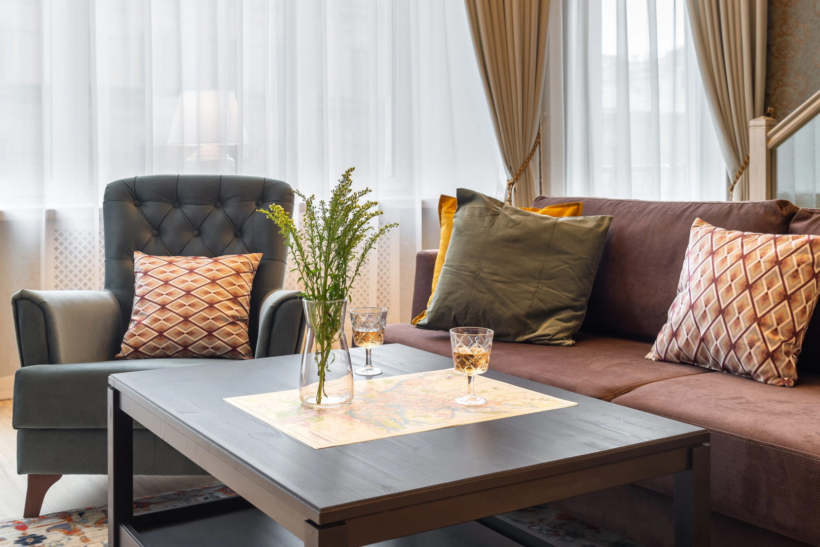 Апартаменты D на Чайковского с двумя спальнями №3