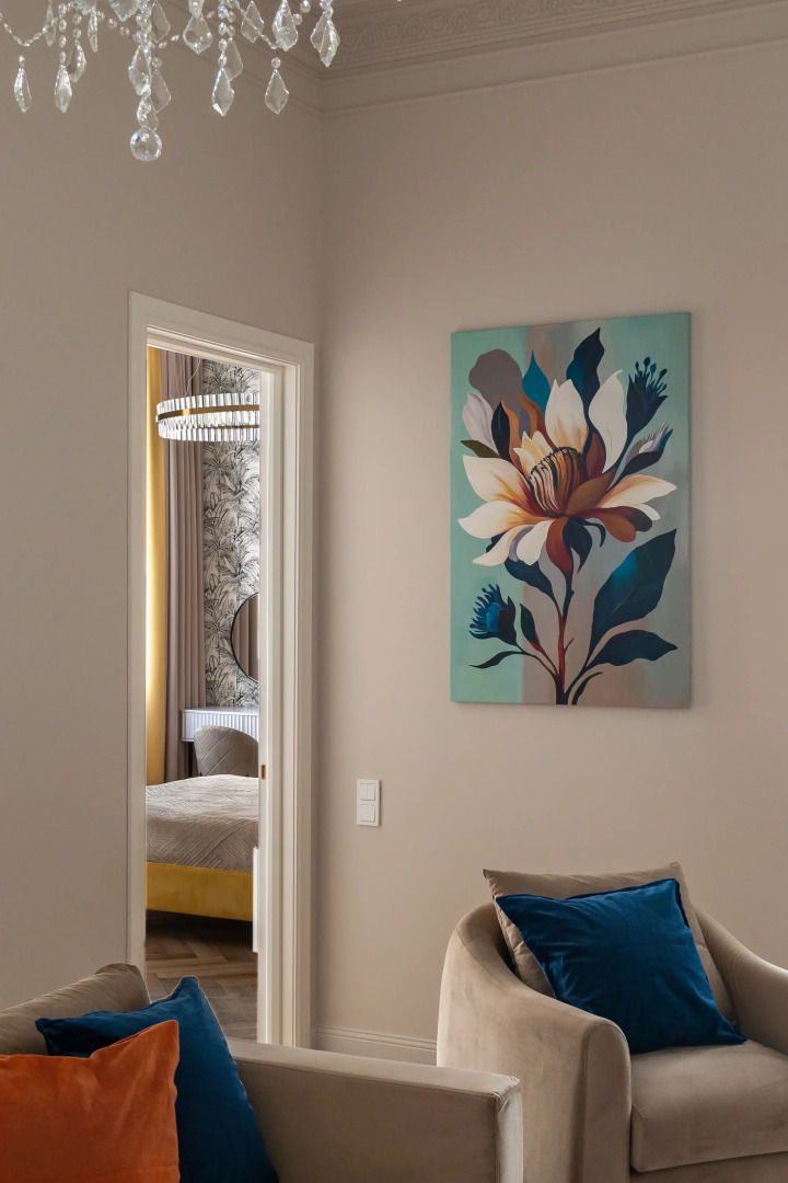 Апартаменты Дизайнерские 3х комнатные с камином Buyartapartments