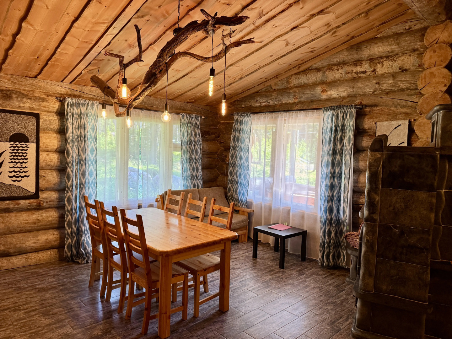 Коттедж Карелия Медвежка с Видом во Внутренний Двор