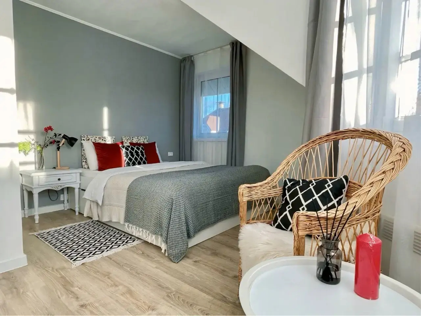 Частный дом с камином и баней